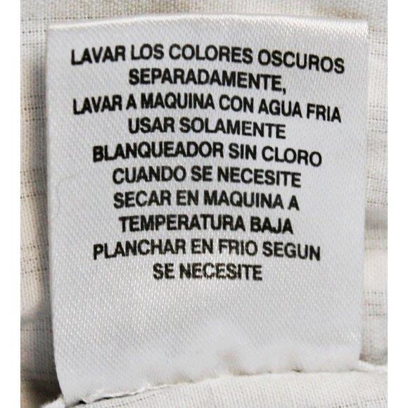 Unbranded Men's Sz M Button Up Collared Shirt Stripped White Gray Light Weight - Picture 8 of 8